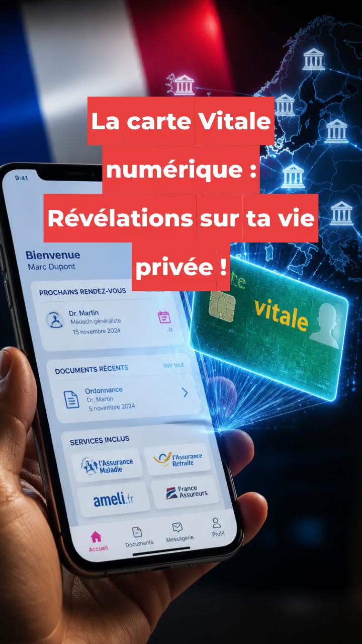 La carte Vitale numérique : Révélations sur ta vie privée !