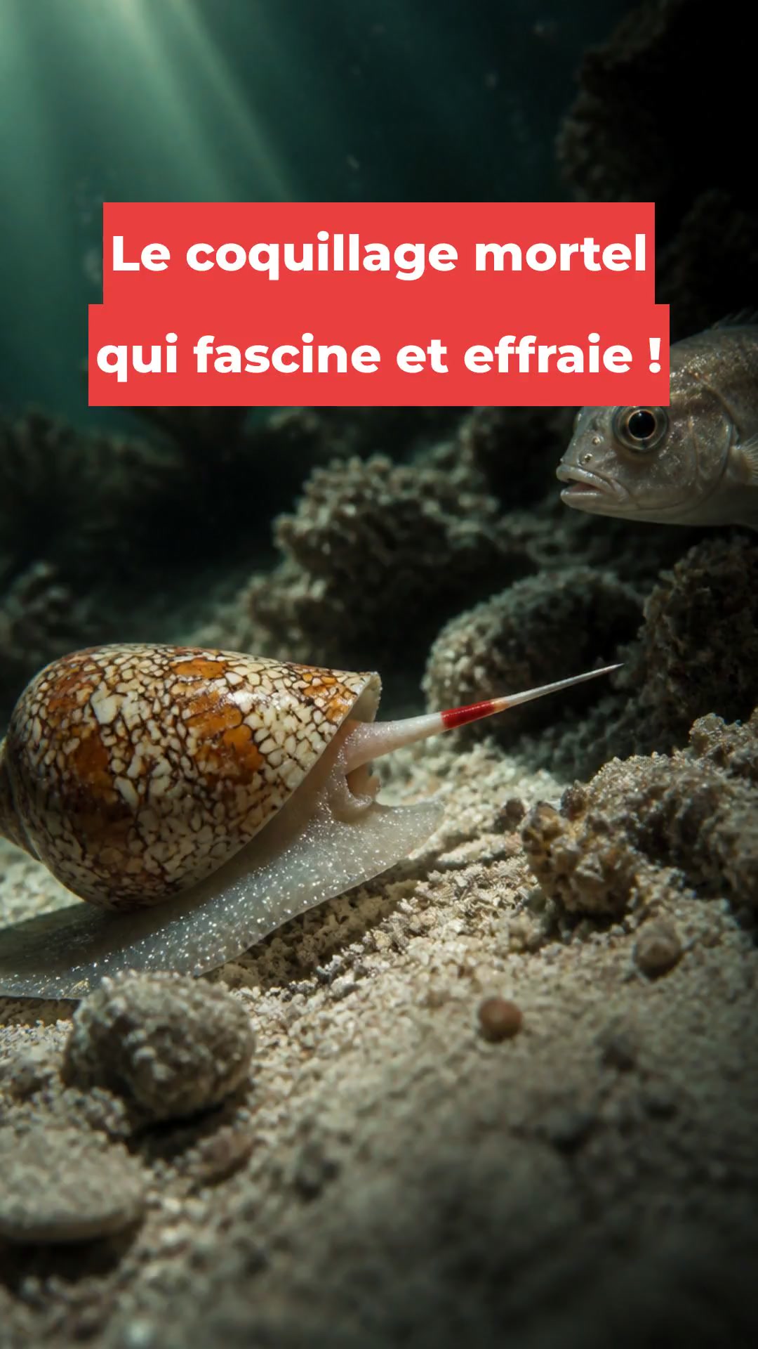 Le coquillage mortel qui fascine et effraie !