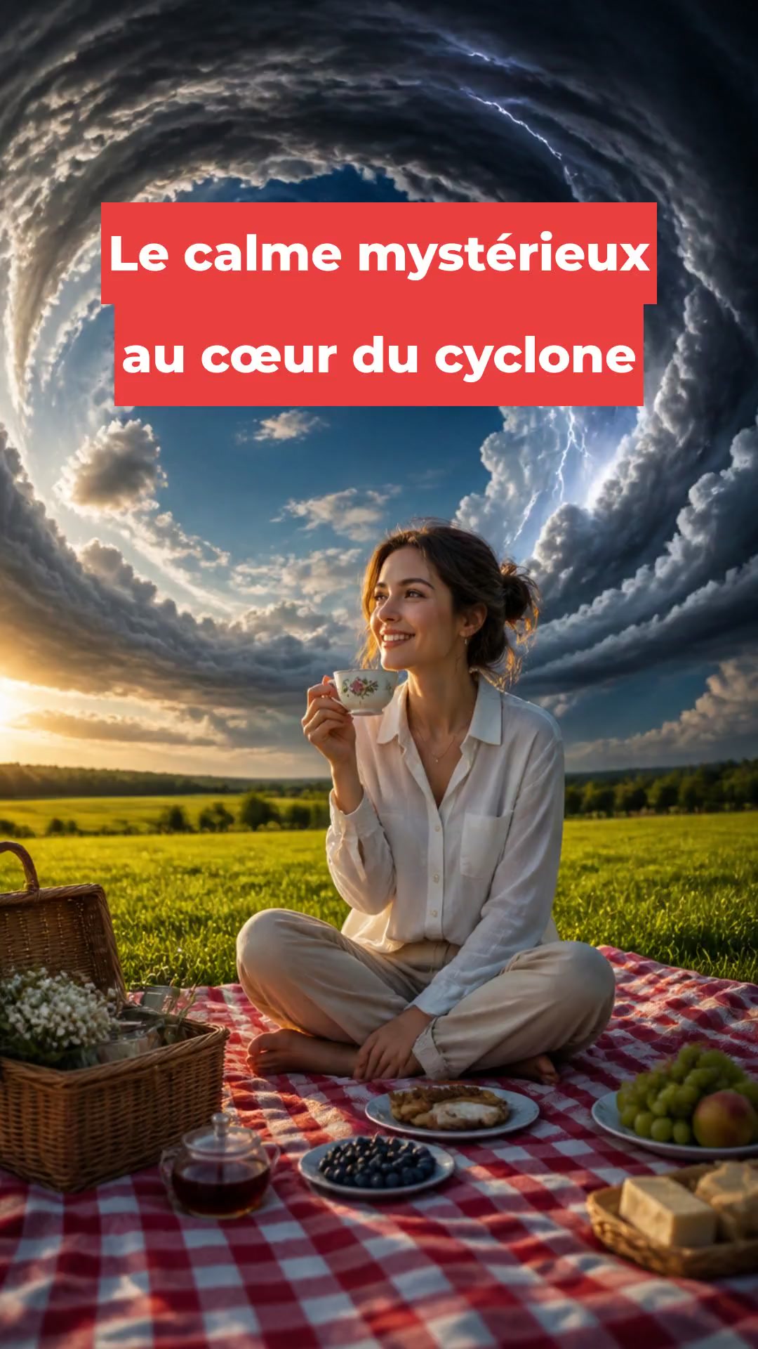 Le calme mystérieux au cœur du cyclone