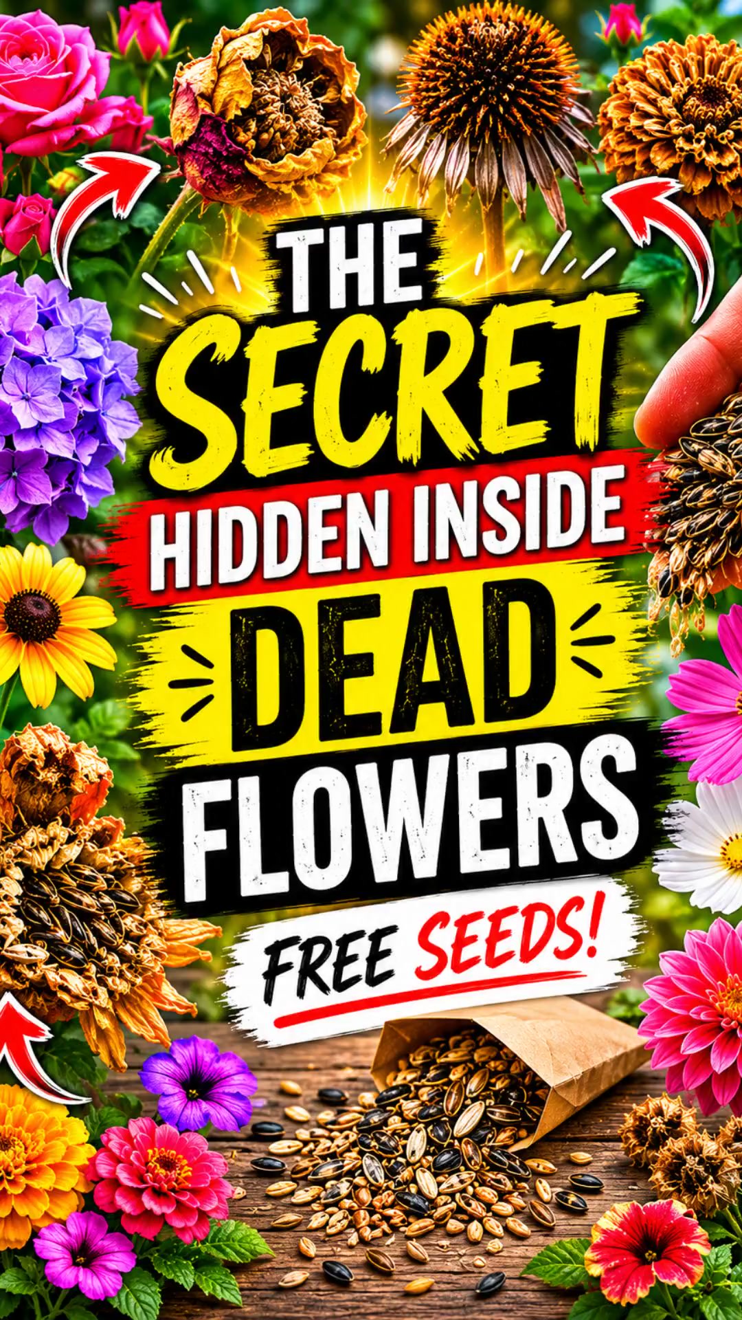 The Secret Hidden Inside Dead Flowers 🌼🤯
