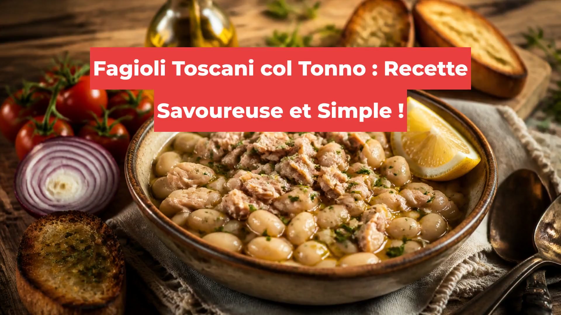 Fagioli Toscani col Tonno : Recette Savoureuse et Simple !