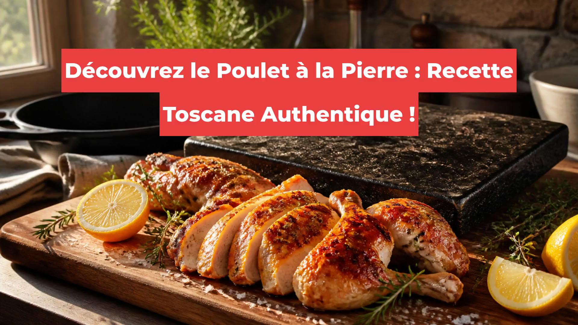 Découvrez le Poulet à la Pierre : Recette Toscane Authentique !