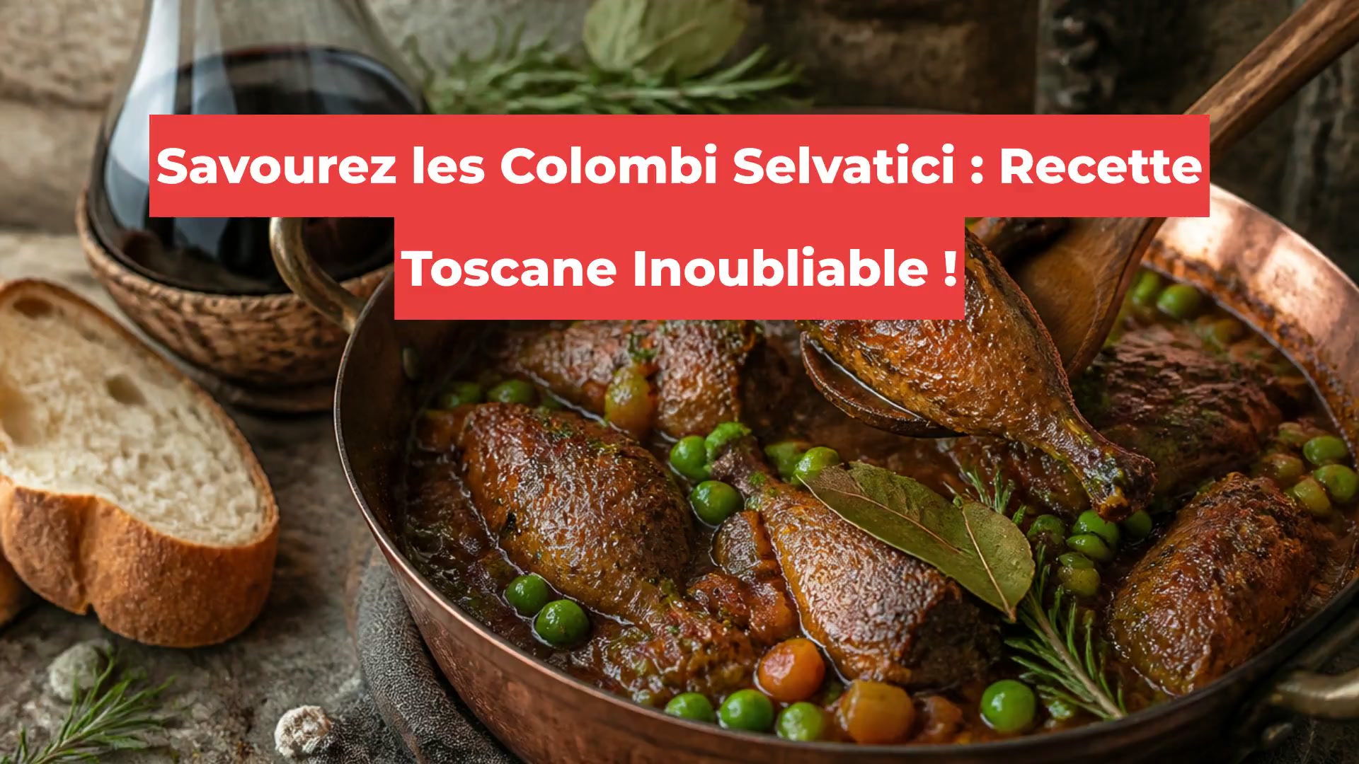 Savourez les Colombi Selvatici : Recette Toscane Inoubliable !