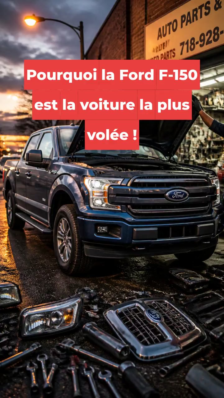 Pourquoi la Ford F-150 est la voiture la plus volée !