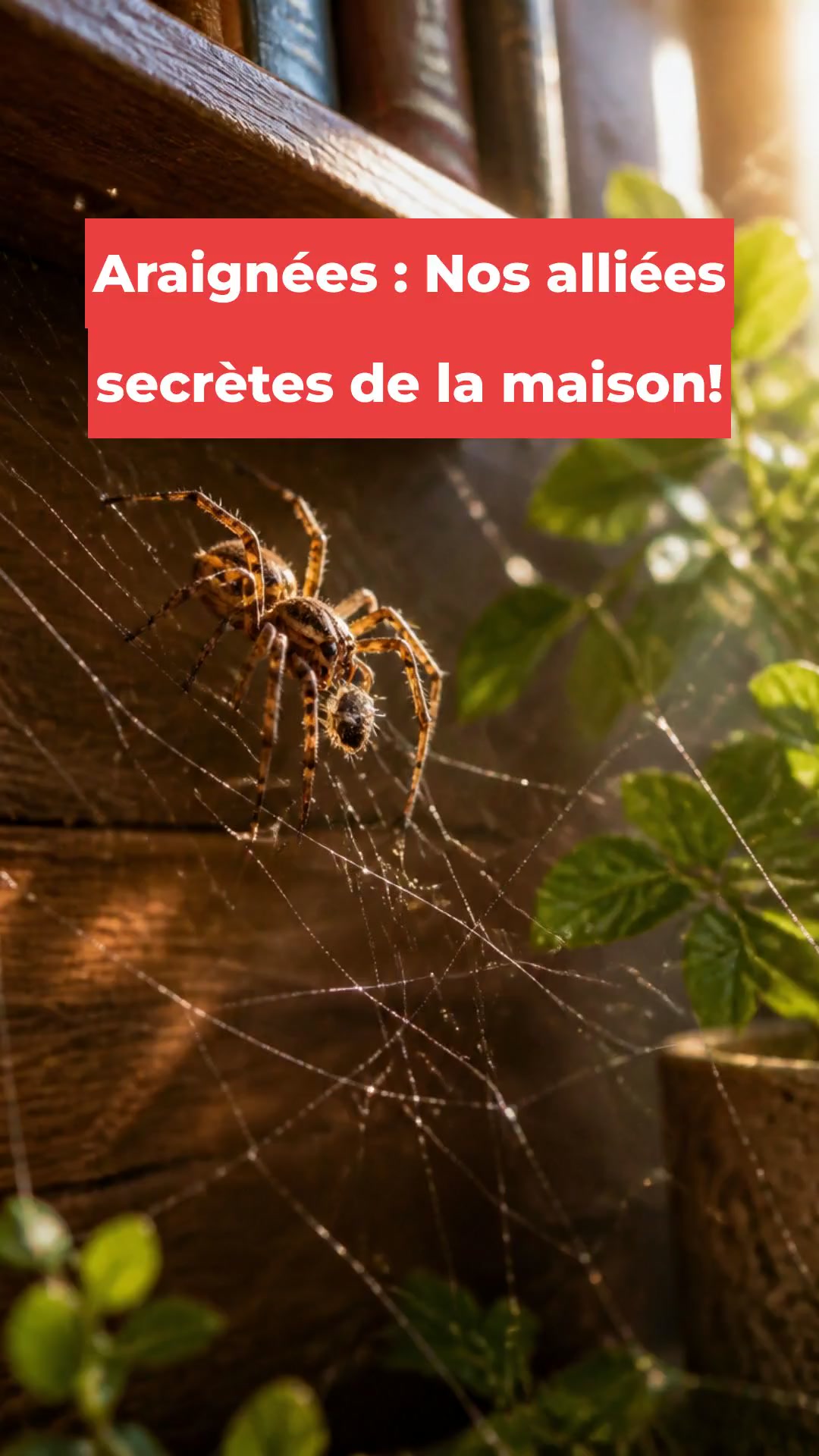 Araignées : Nos alliées secrètes de la maison!
