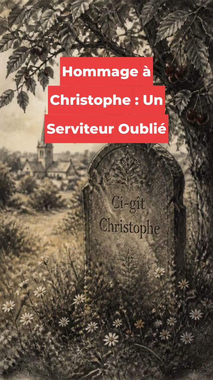 Hommage à Christophe : Un Serviteur Oublié