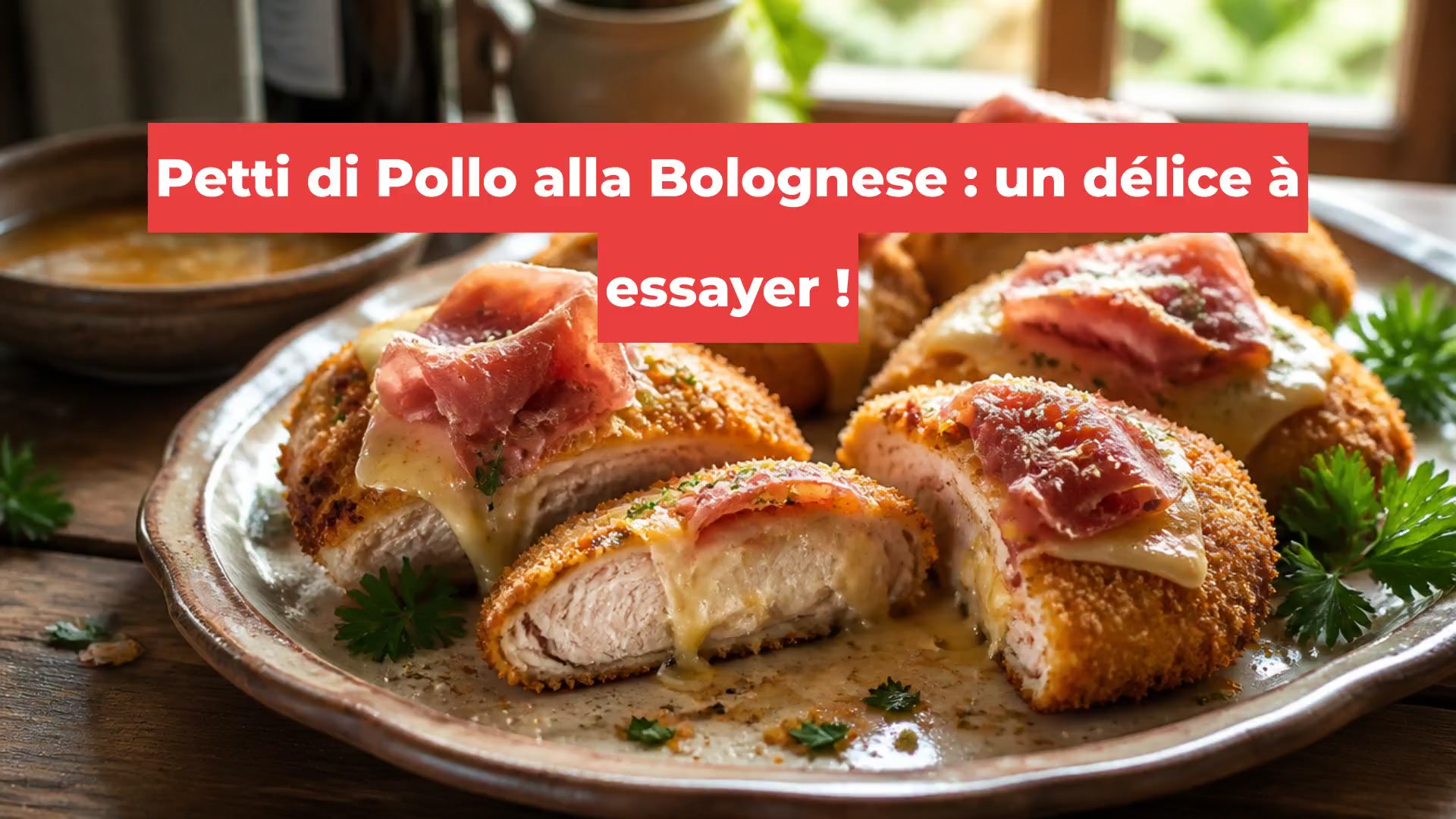 Petti di Pollo alla Bolognese : un délice à essayer !