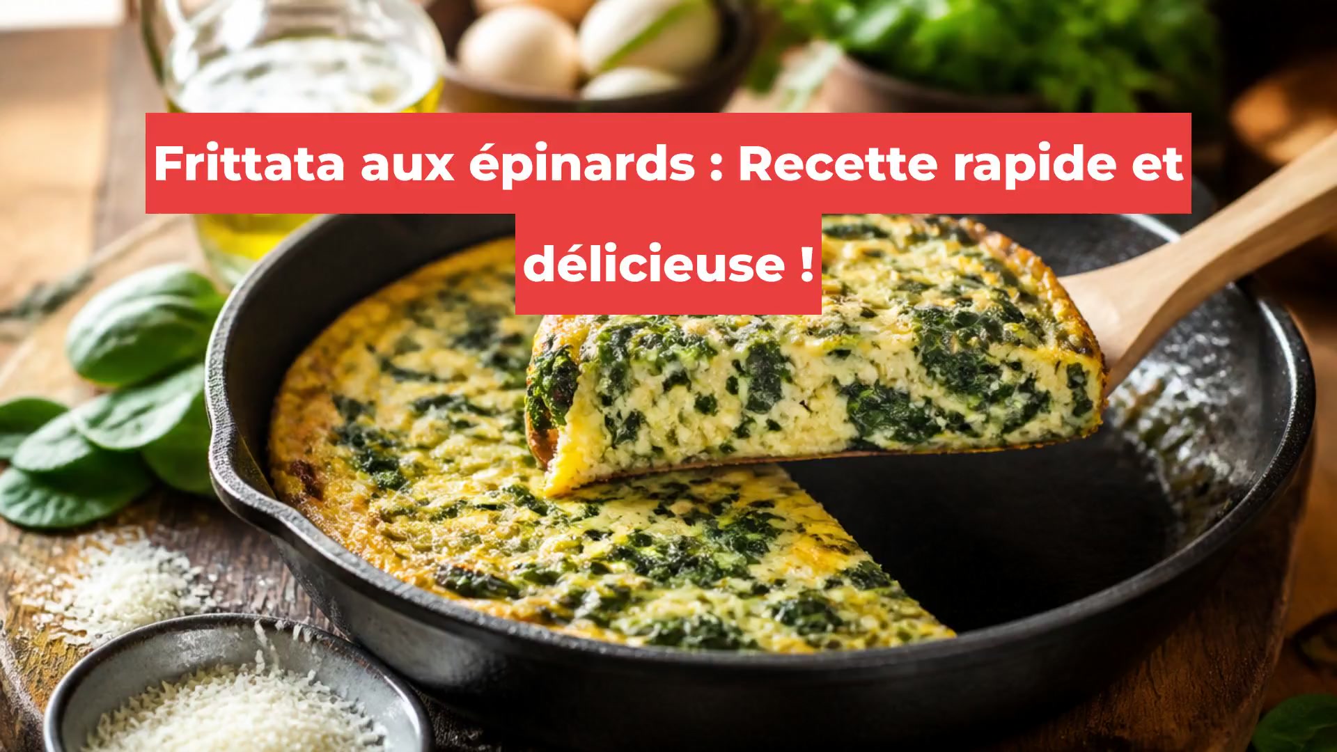 Frittata aux épinards : Recette rapide et délicieuse !