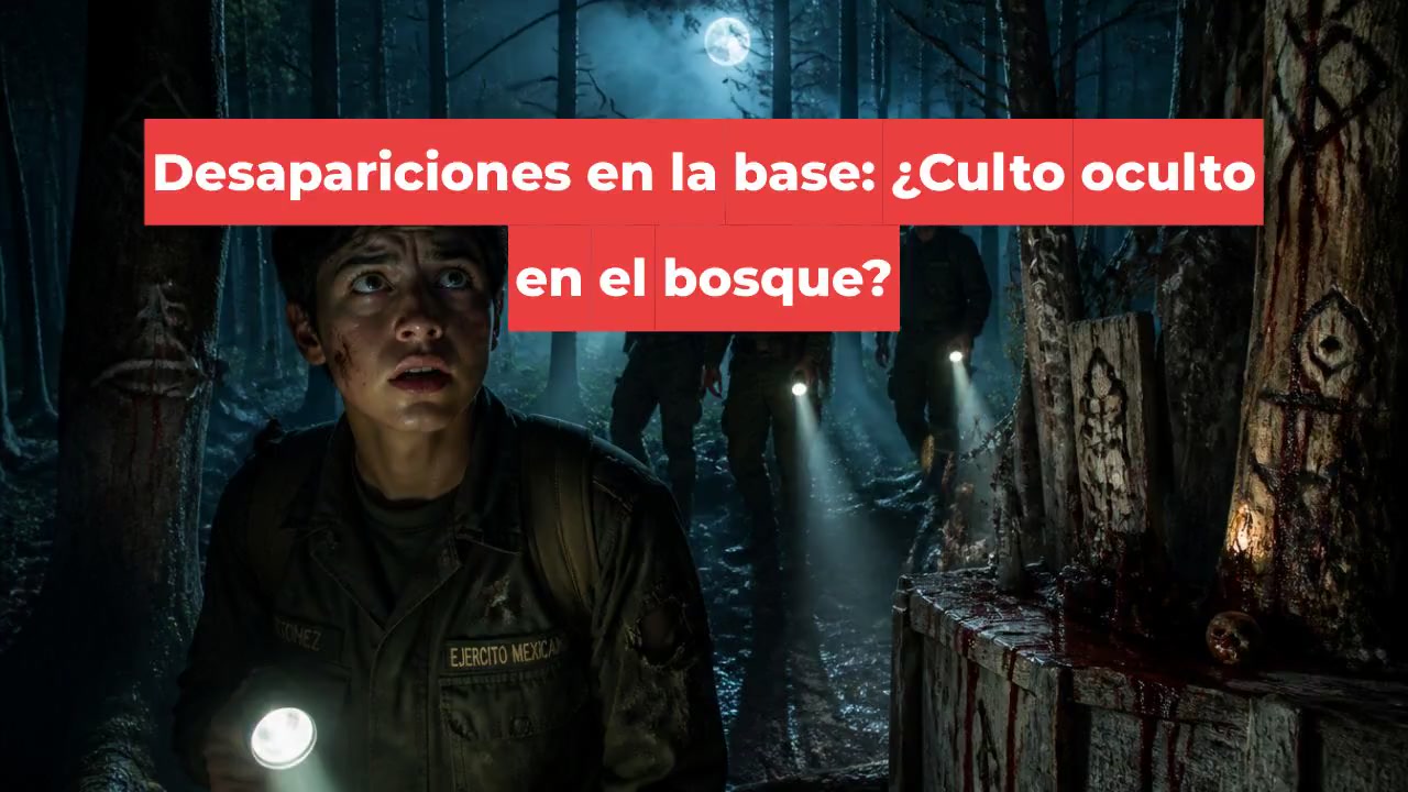 Desapariciones en la base: ¿Culto oculto en el bosque?