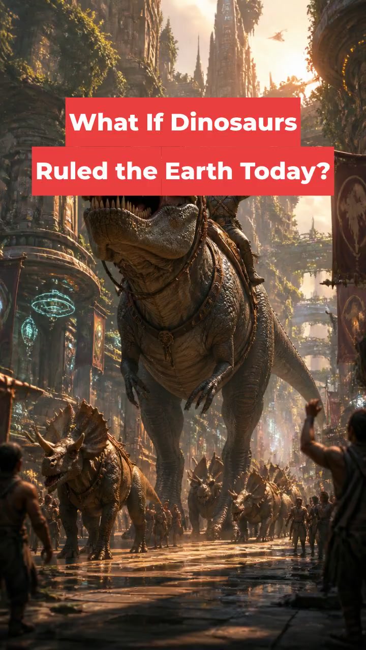 What If Dinosaurs Ruled the Earth Today?