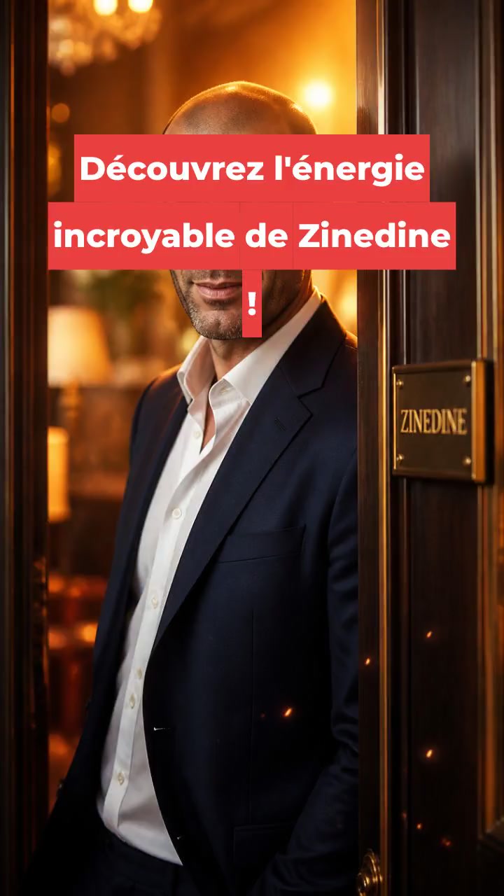 Découvrez l'énergie incroyable de Zinedine !