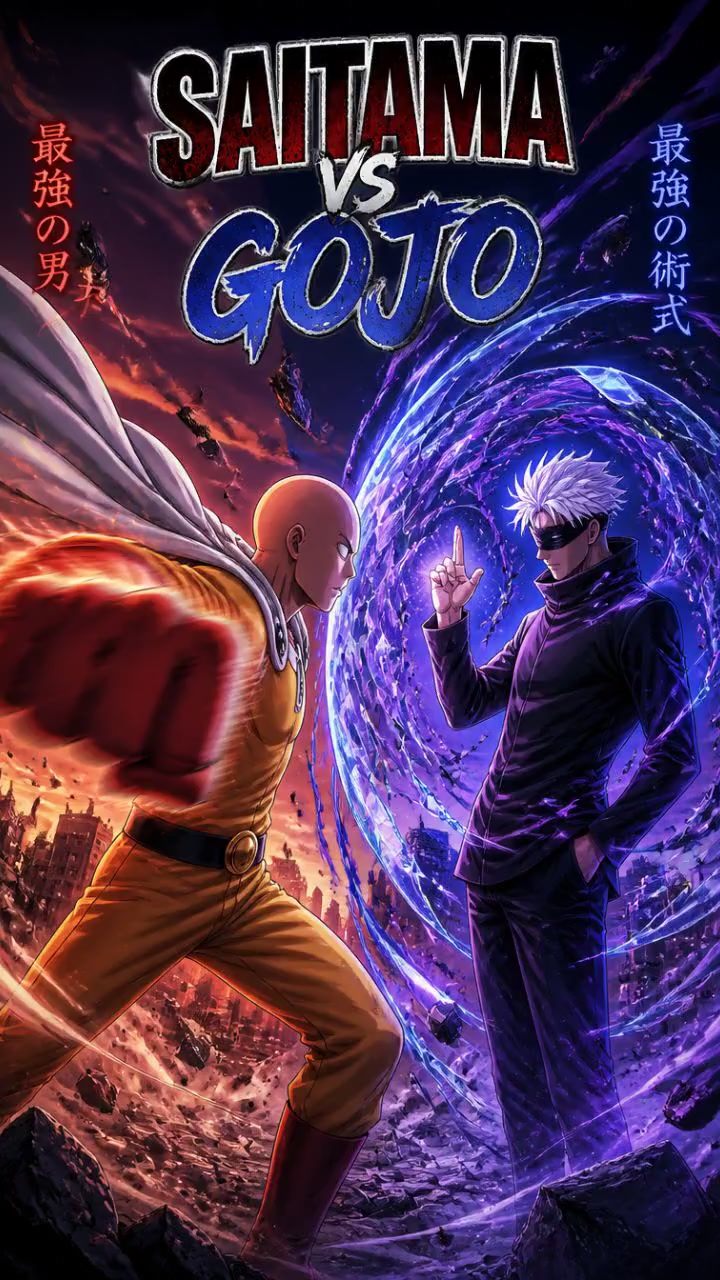 Saitama vs. Gojo: Who Will Win the Ultimate Showdown?