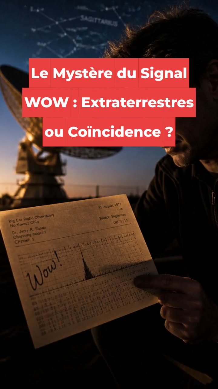 Le Mystère du Signal WOW : Extraterrestres ou Coïncidence ?