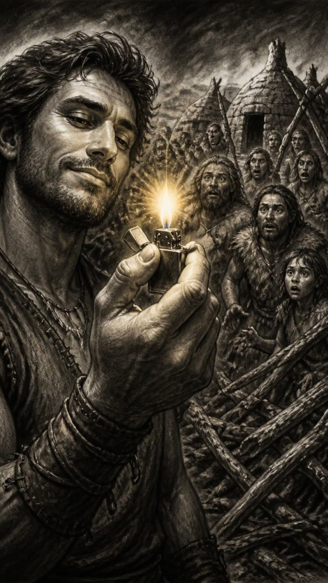 What Happens When You Bring a Lighter to the Stone Age?