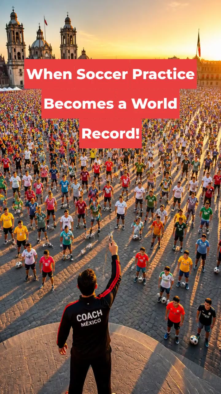 When Soccer Practice Becomes a World Record!