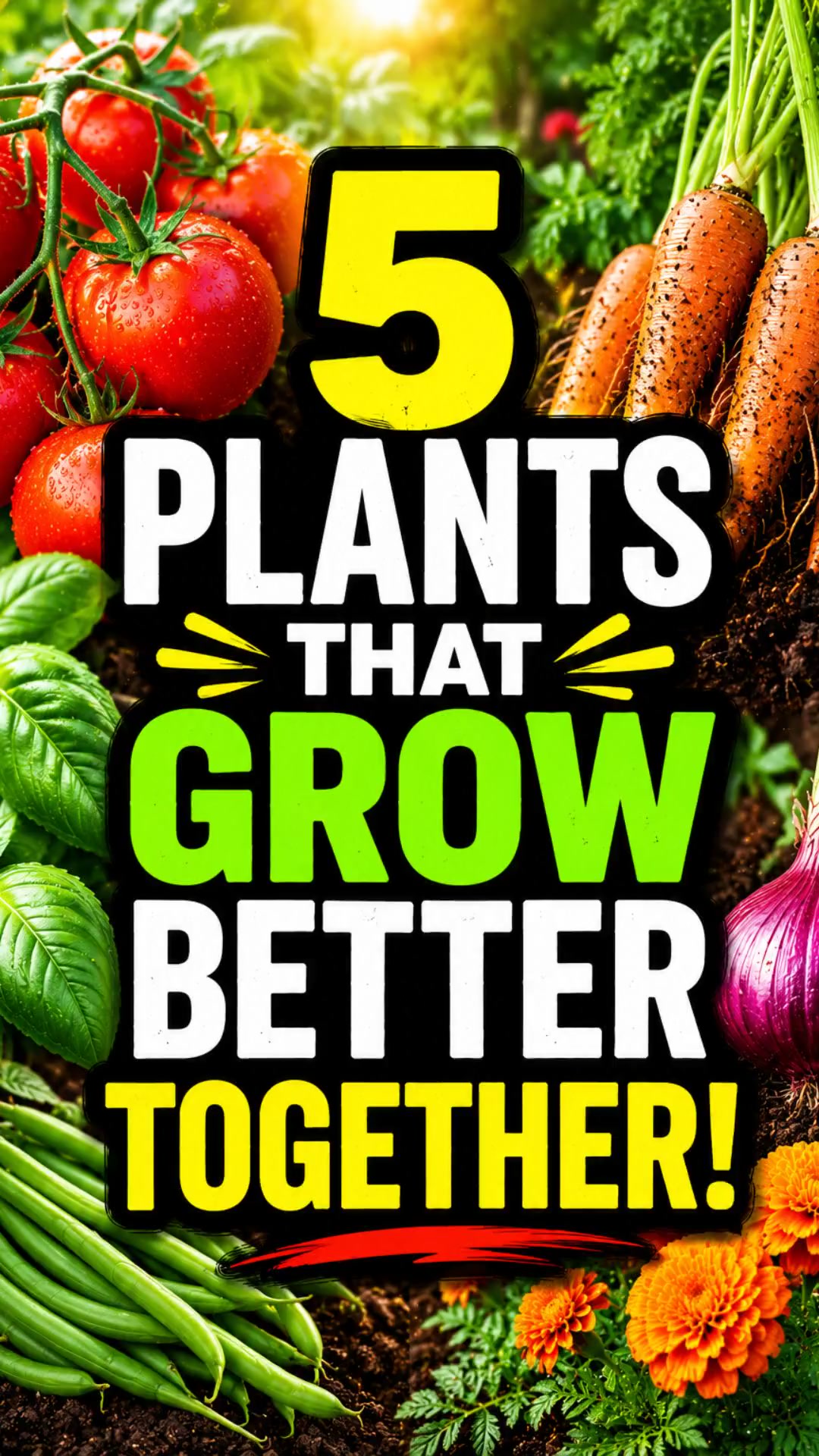 5 Plants That Grow Better Together 🌱🤝