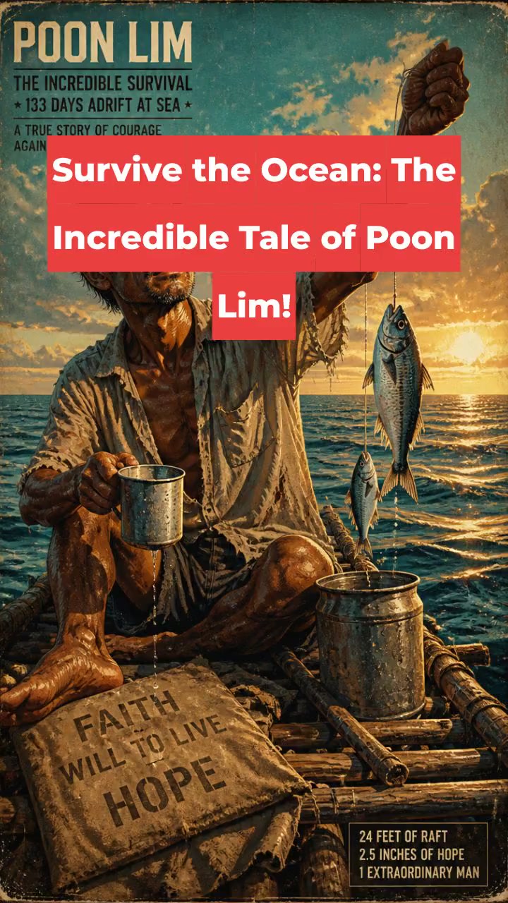 Survive the Ocean: The Incredible Tale of Poon Lim!