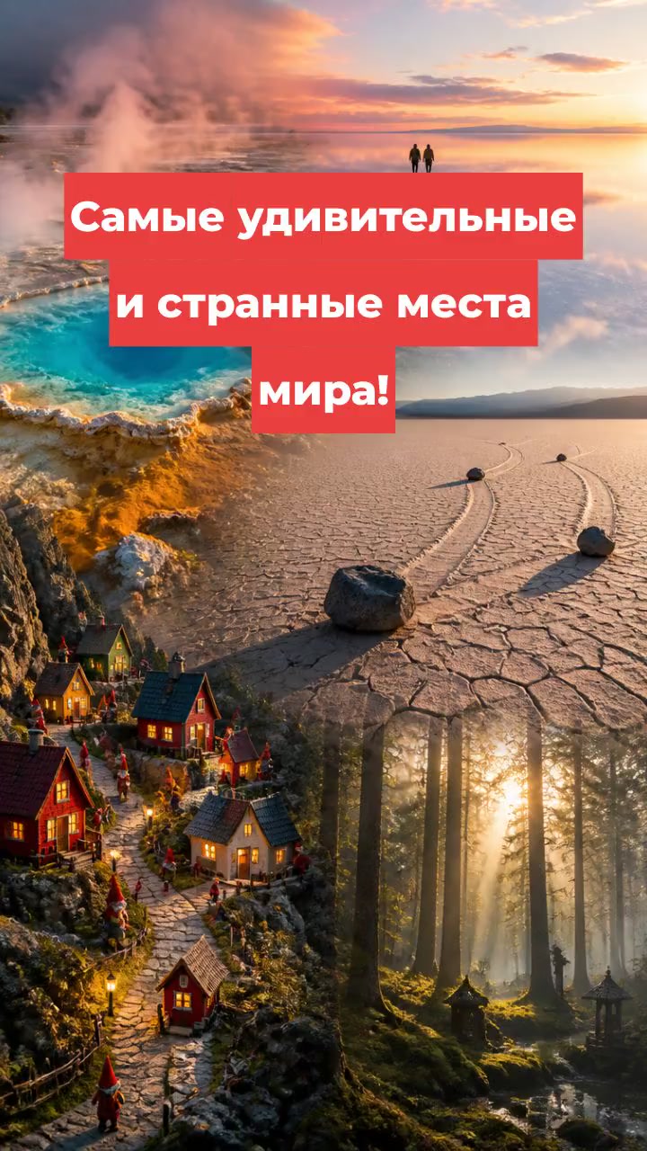Самые удивительные и странные места мира!