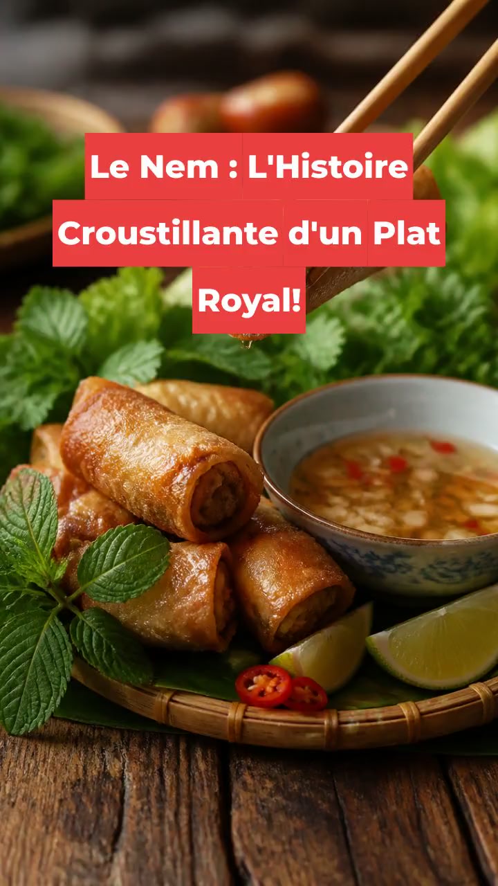 Le Nem : L'Histoire Croustillante d'un Plat Royal!