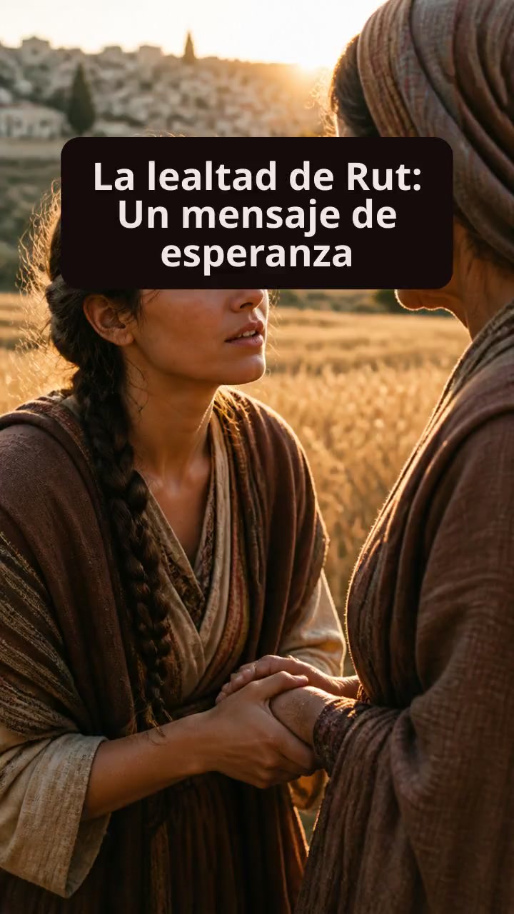 La lealtad de Rut: Un mensaje de esperanza