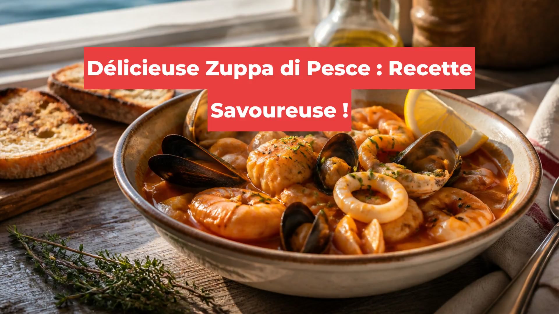 Délicieuse Zuppa di Pesce : Recette Savoureuse !