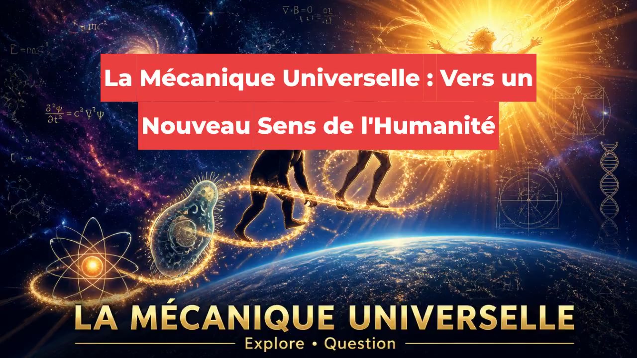 La Mécanique Universelle : Vers un Nouveau Sens de l'Humanité