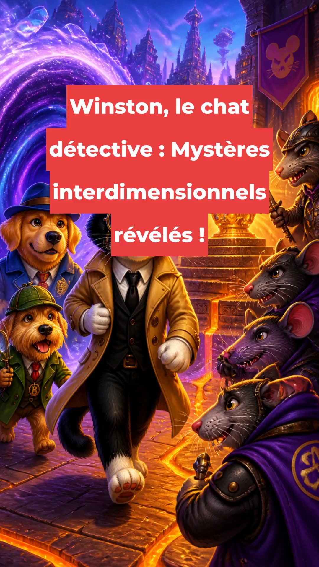 Winston, le chat détective : Mystères interdimensionnels révélés !