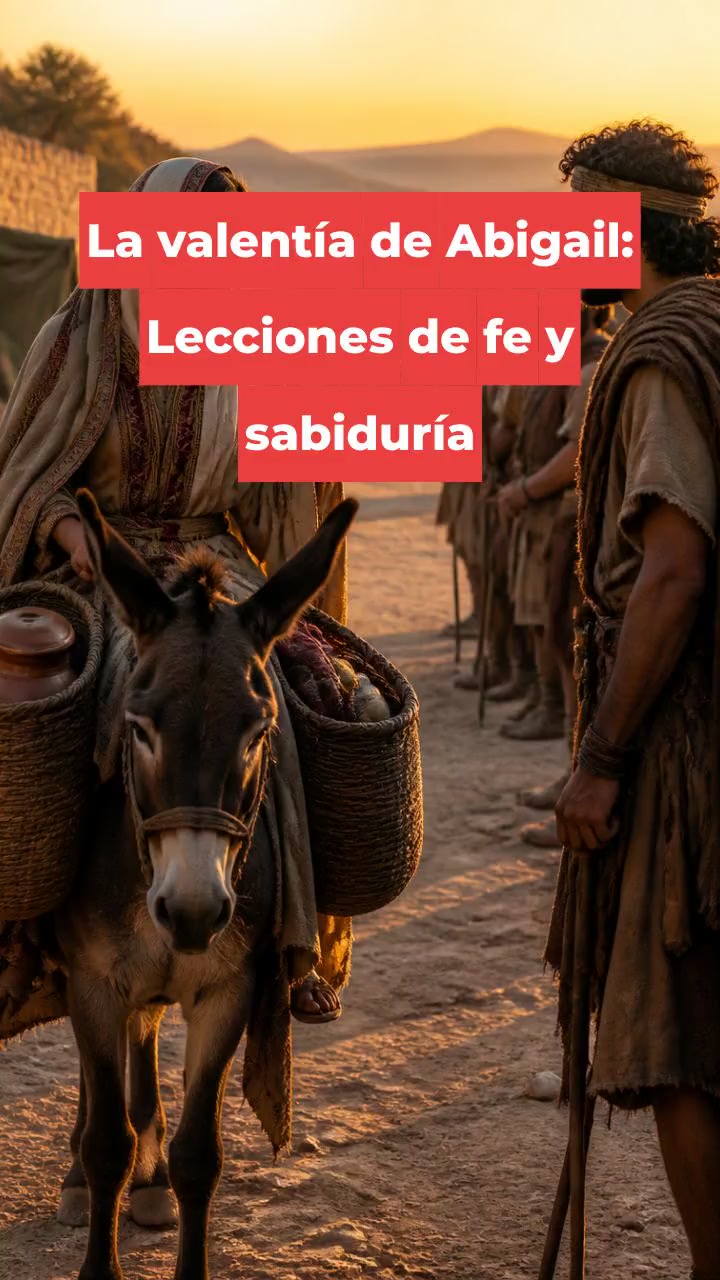 La valentía de Abigail: Lecciones de fe y sabiduría