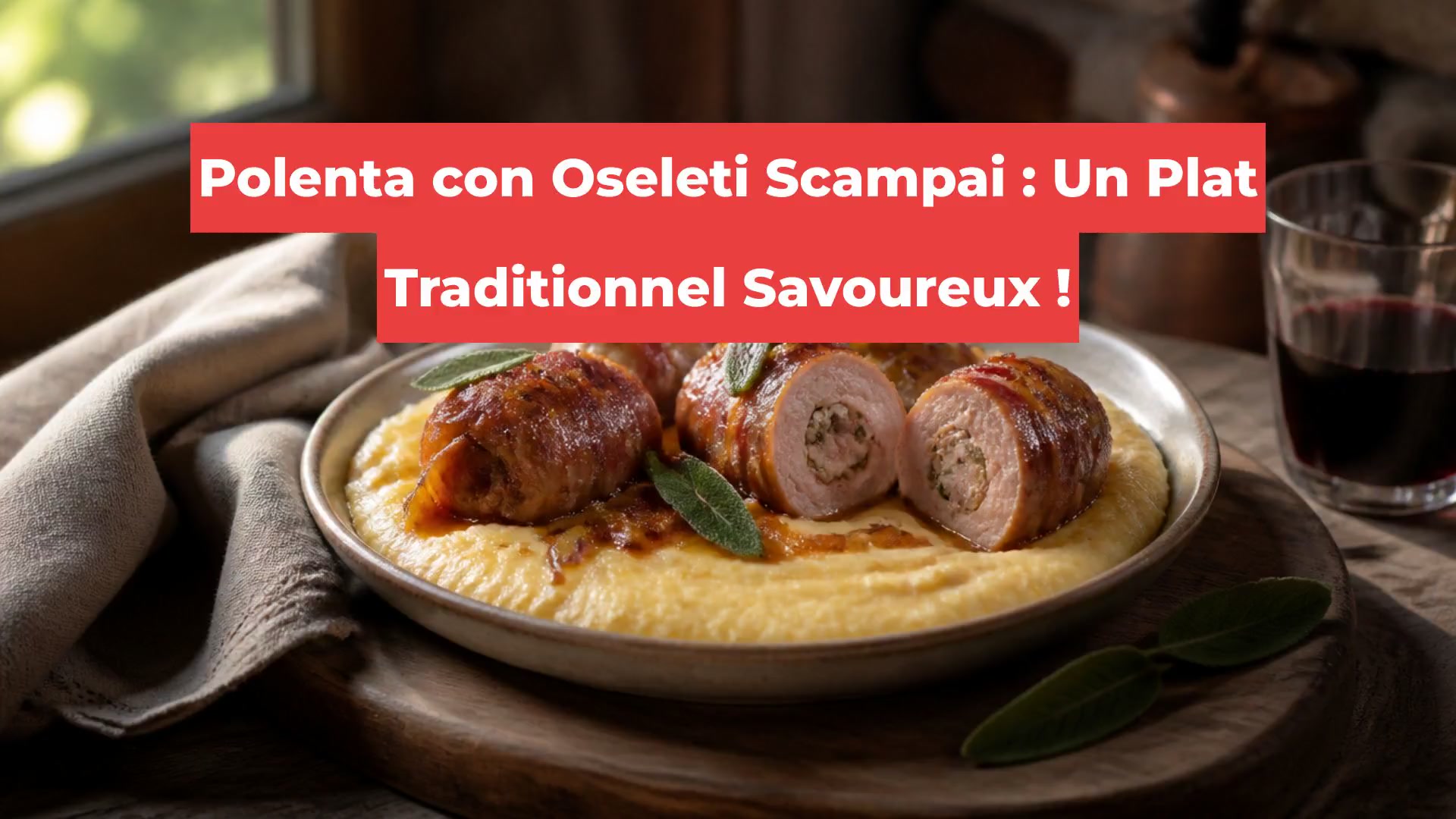Polenta con Oseleti Scampai : Un Plat Traditionnel Savoureux !