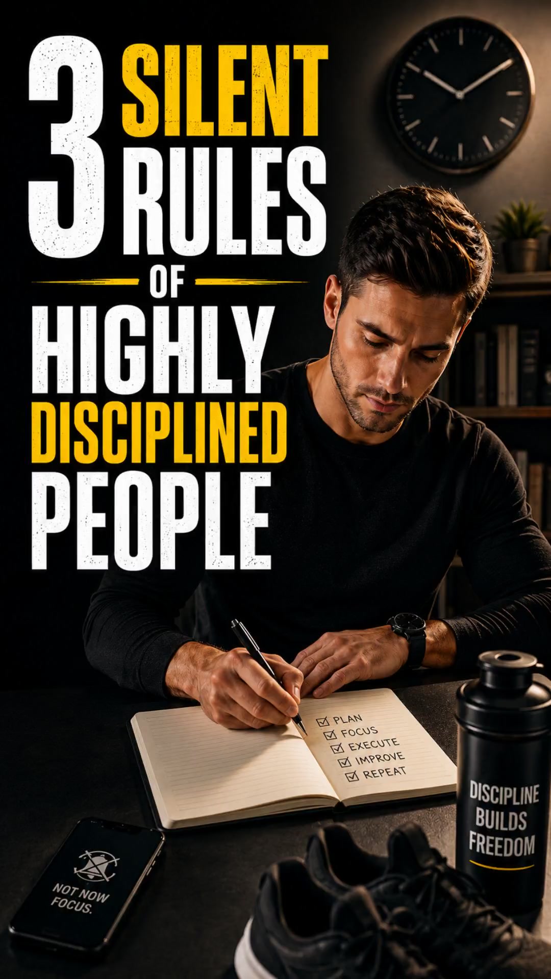 Unlock Your Discipline: 3 Silent Rules for Success!