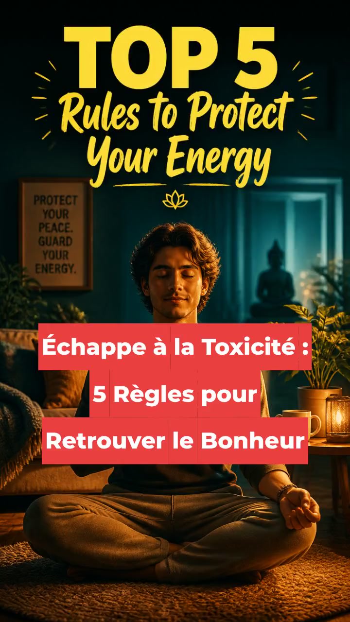 Échappe à la Toxicité : 5 Règles pour Retrouver le Bonheur
