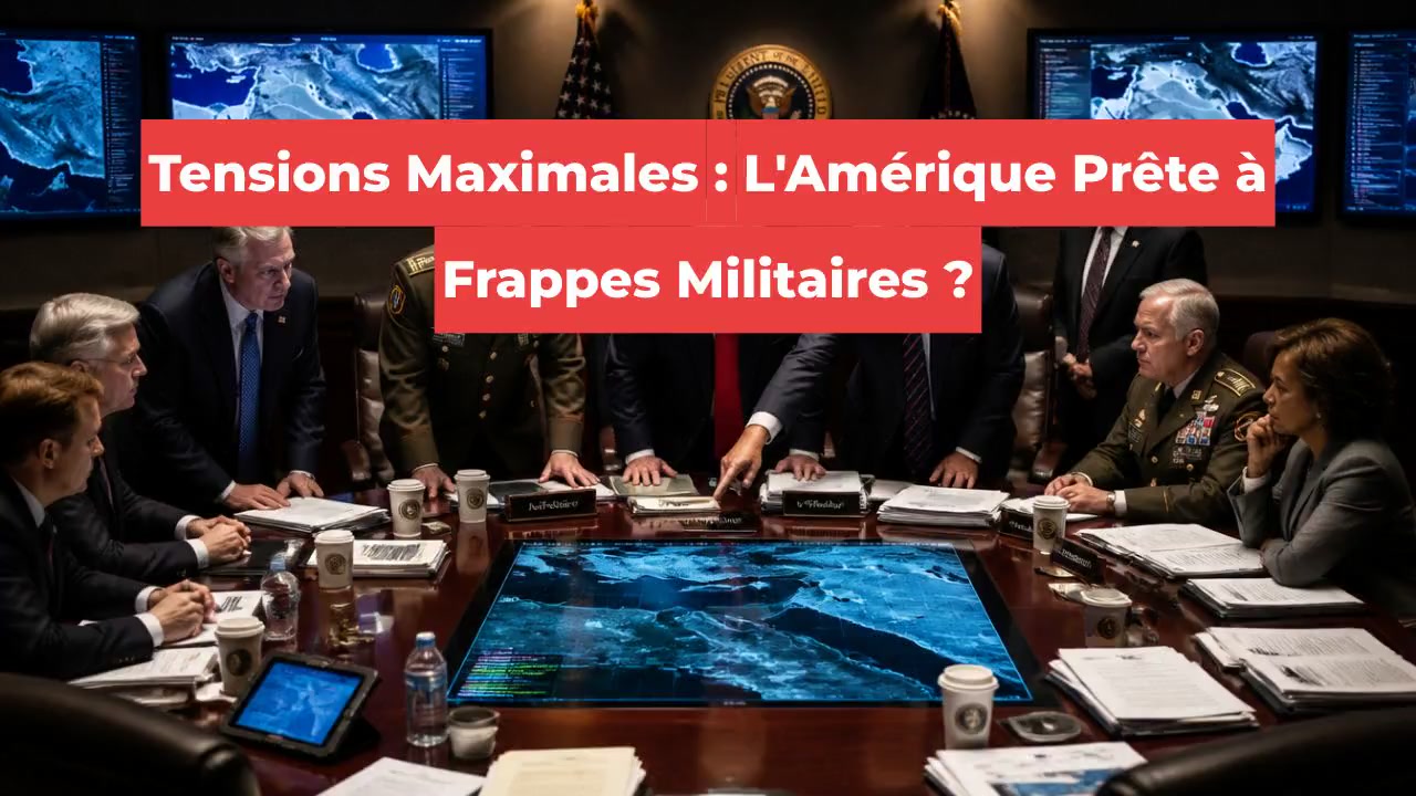 Tensions Maximales : L'Amérique Prête à Frappes Militaires ?