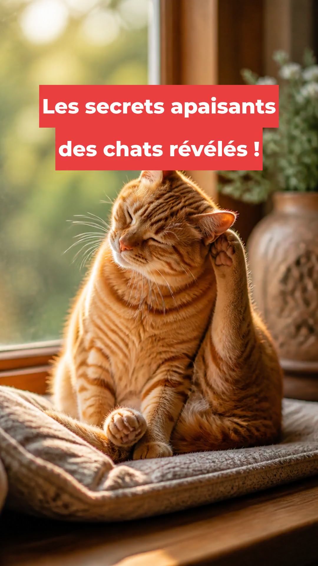 Les secrets apaisants des chats révélés !