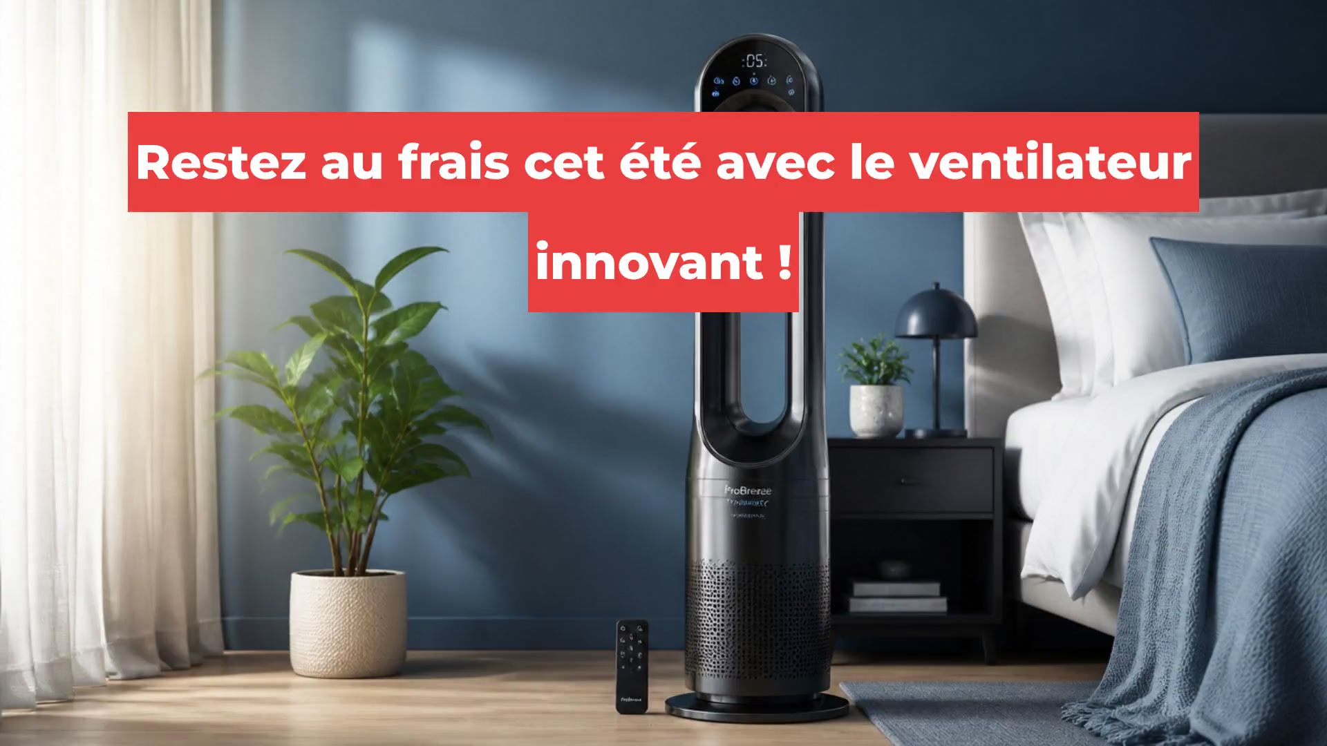Restez au frais cet été avec le ventilateur innovant !