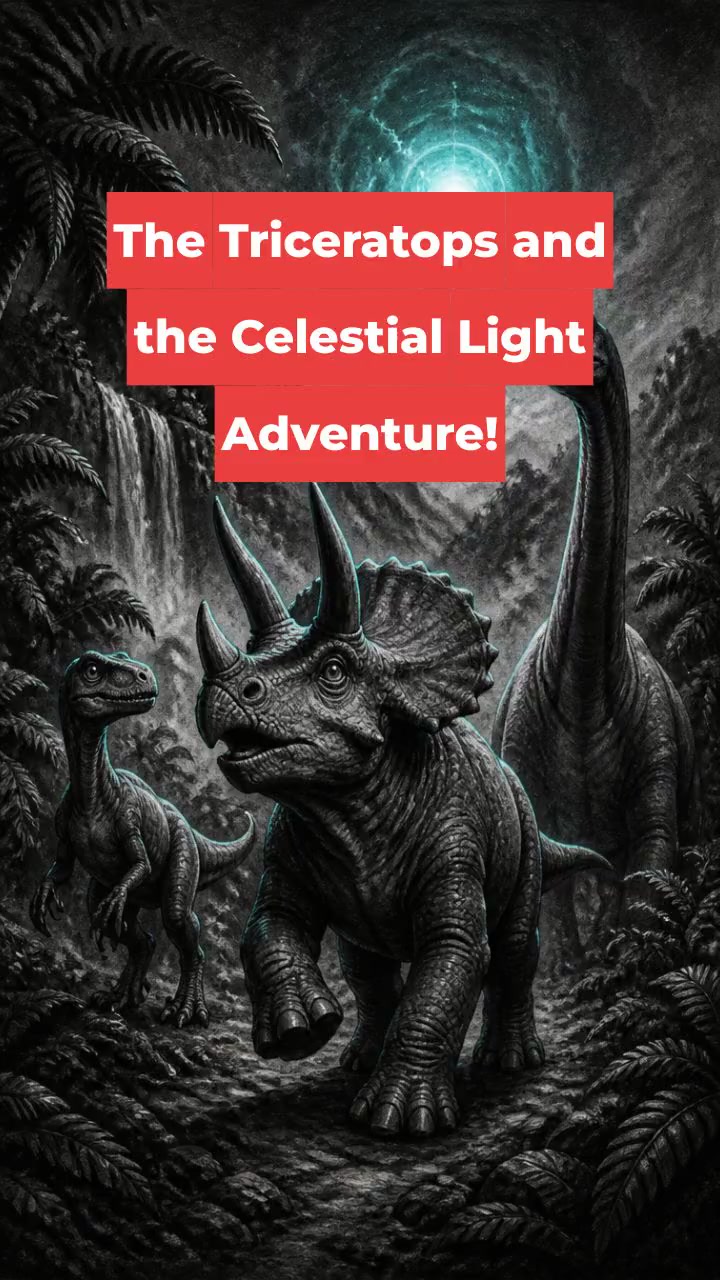 The Triceratops and the Celestial Light Adventure!
