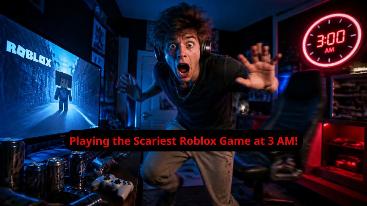Playing the Scariest Roblox Game at 3 AM!