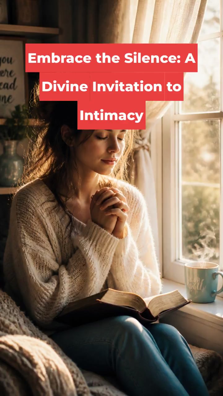 Embrace the Silence: A Divine Invitation to Intimacy