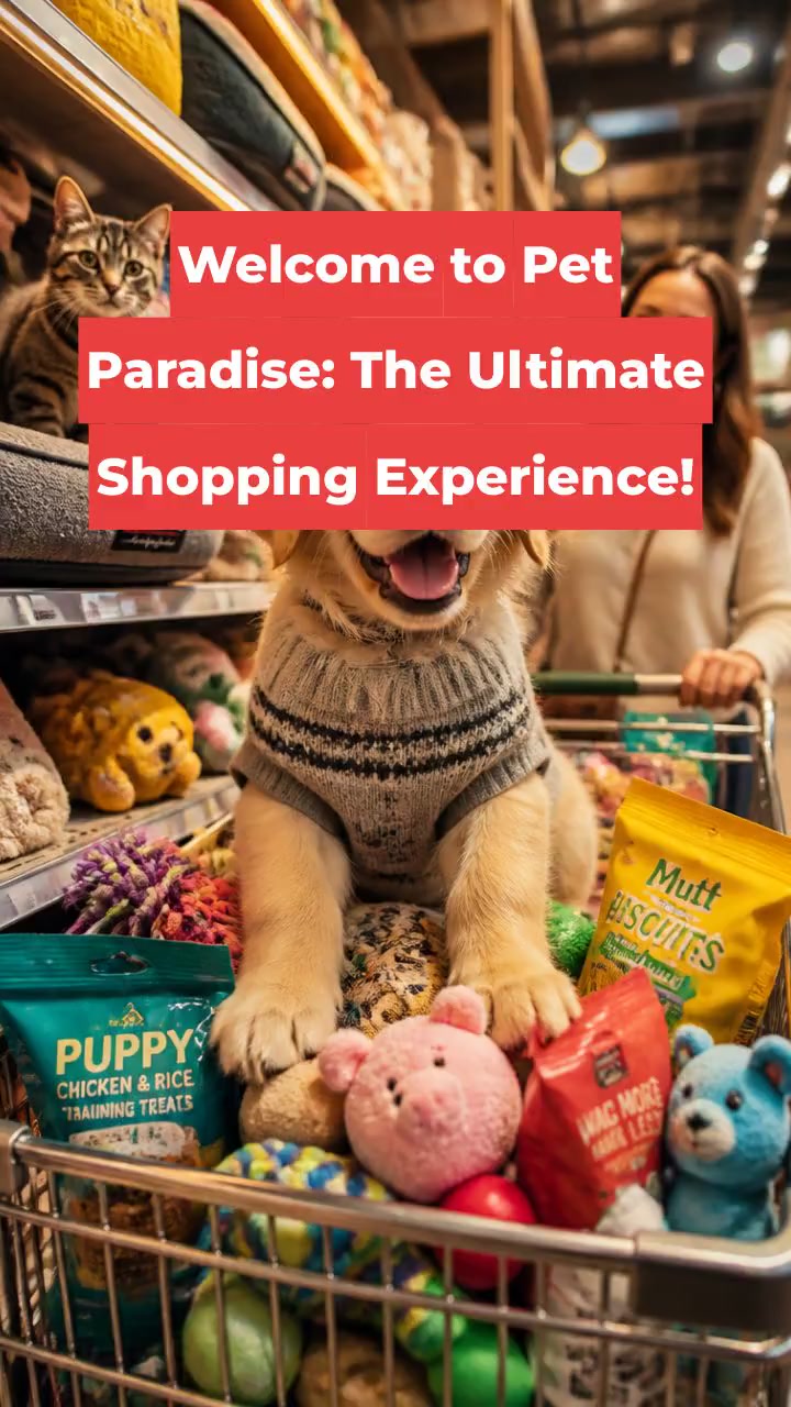 Welcome to Pet Paradise: The Ultimate Shopping Experience!