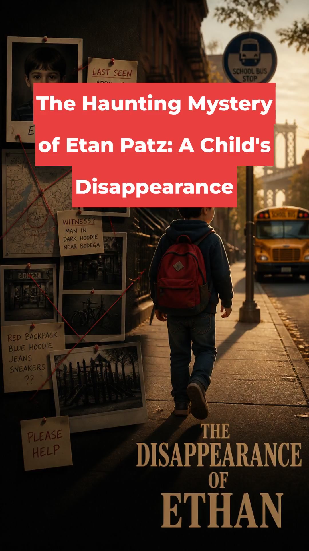 The Haunting Mystery of Etan Patz: A Child's Disappearance