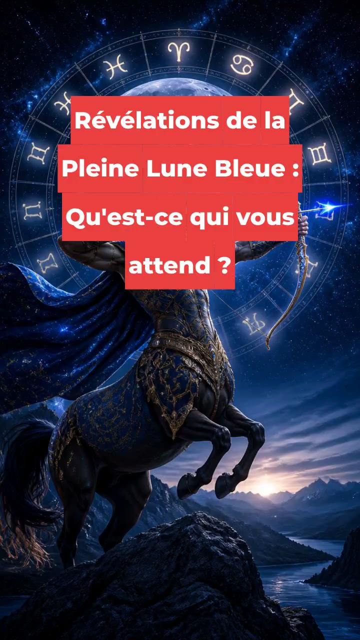 Révélations de la Pleine Lune Bleue : Qu'est-ce qui vous attend ?