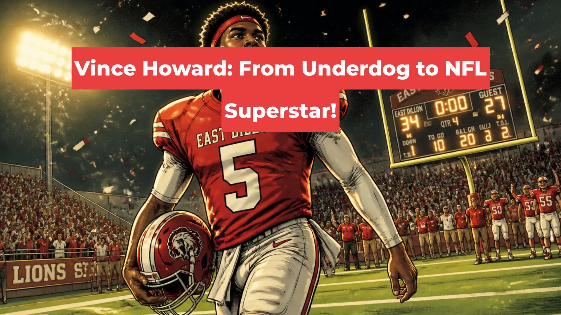 Vince Howard: From Underdog to NFL Superstar!