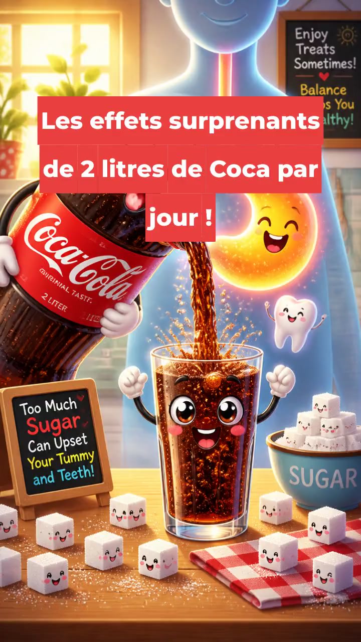 Les effets surprenants de 2 litres de Coca par jour !