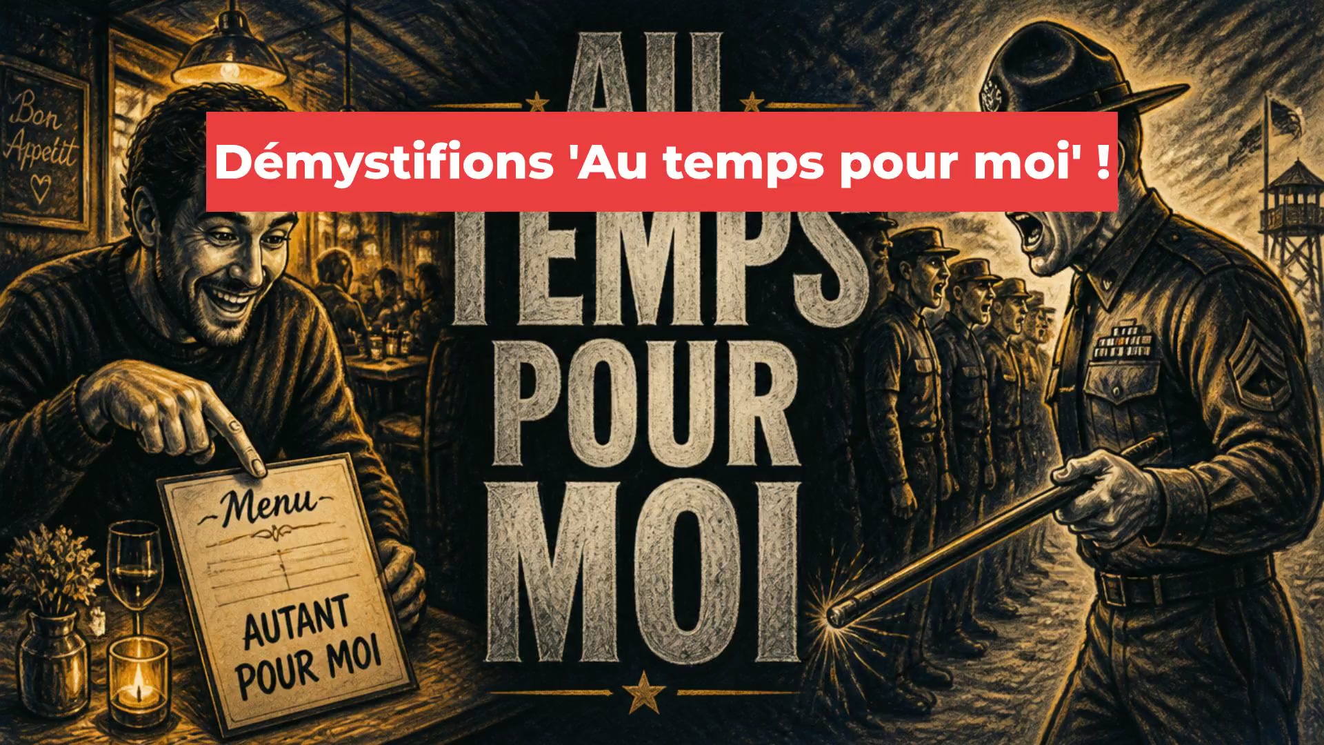 “Au temps pour moi ou autant pour moi ?”