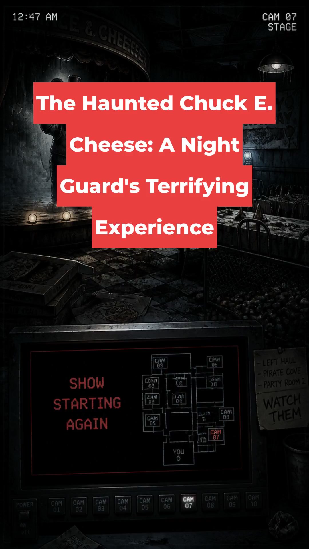 The Haunted Chuck E. Cheese: A Night Guard's Terrifying Experience