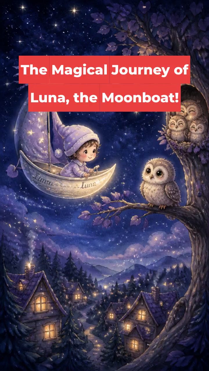 The Magical Journey of Luna, the Moonboat!