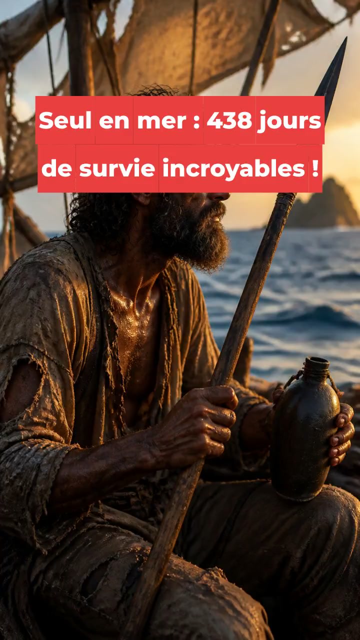 Seul en mer : 438 jours de survie incroyables ! #survie
