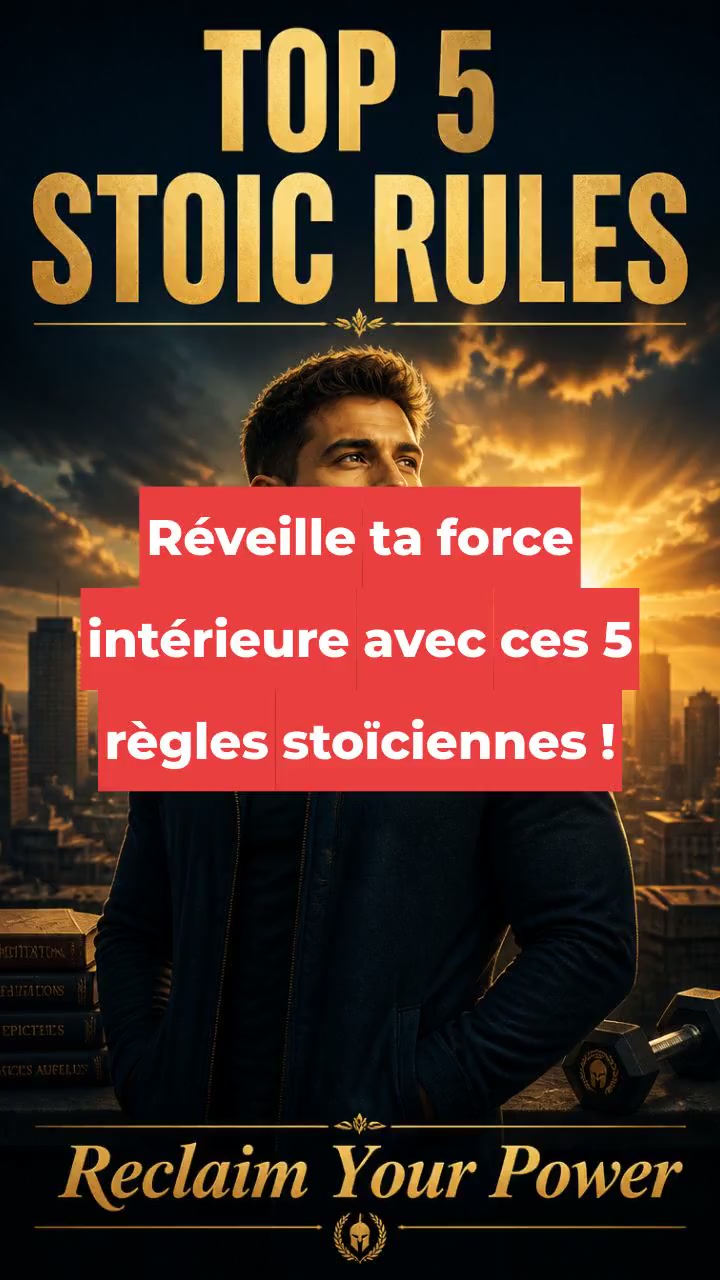 Réveille ta force intérieure avec ces 5 règles stoïciennes !