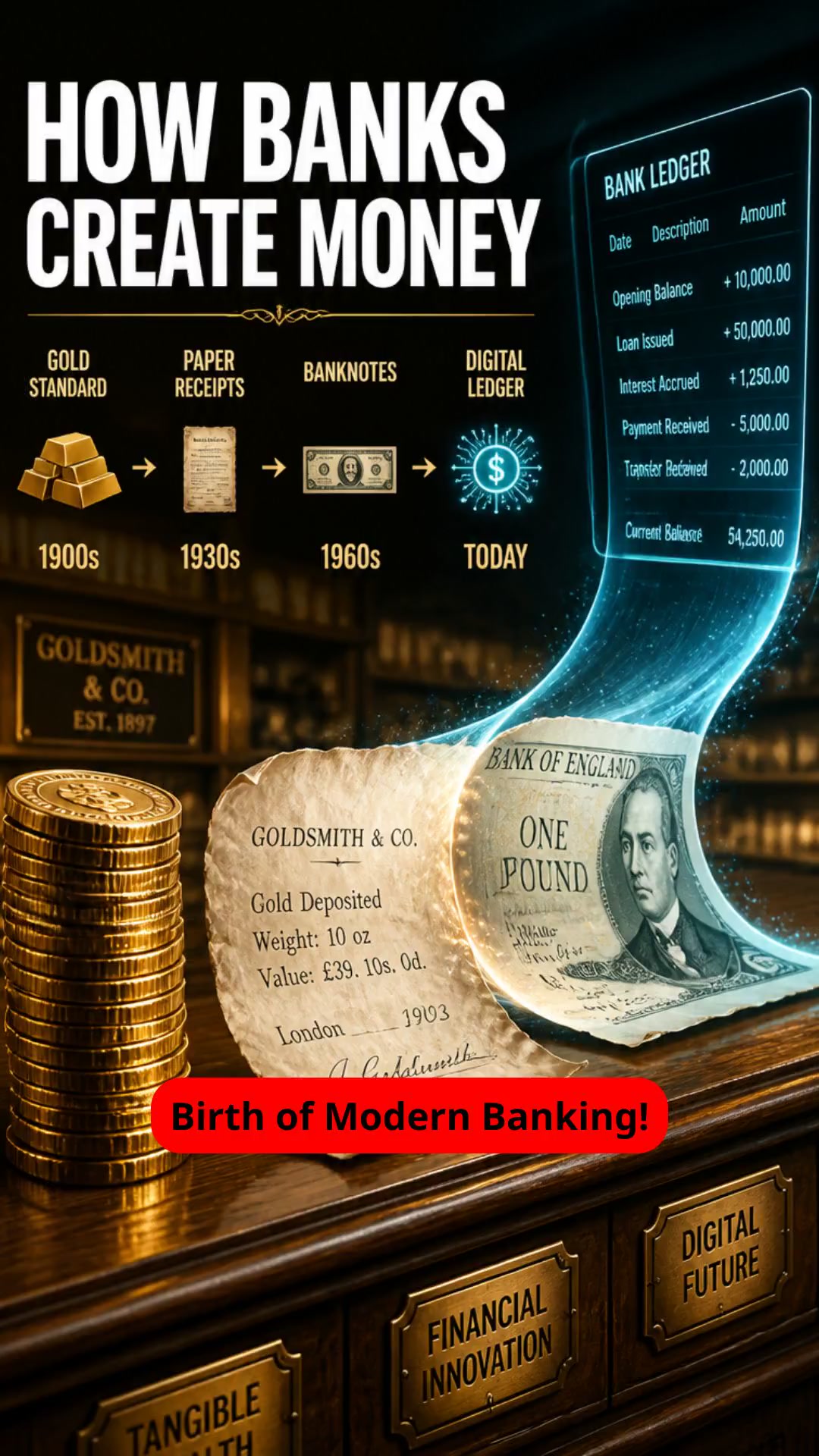 How Gold Sparked the Birth of Modern Banking!
