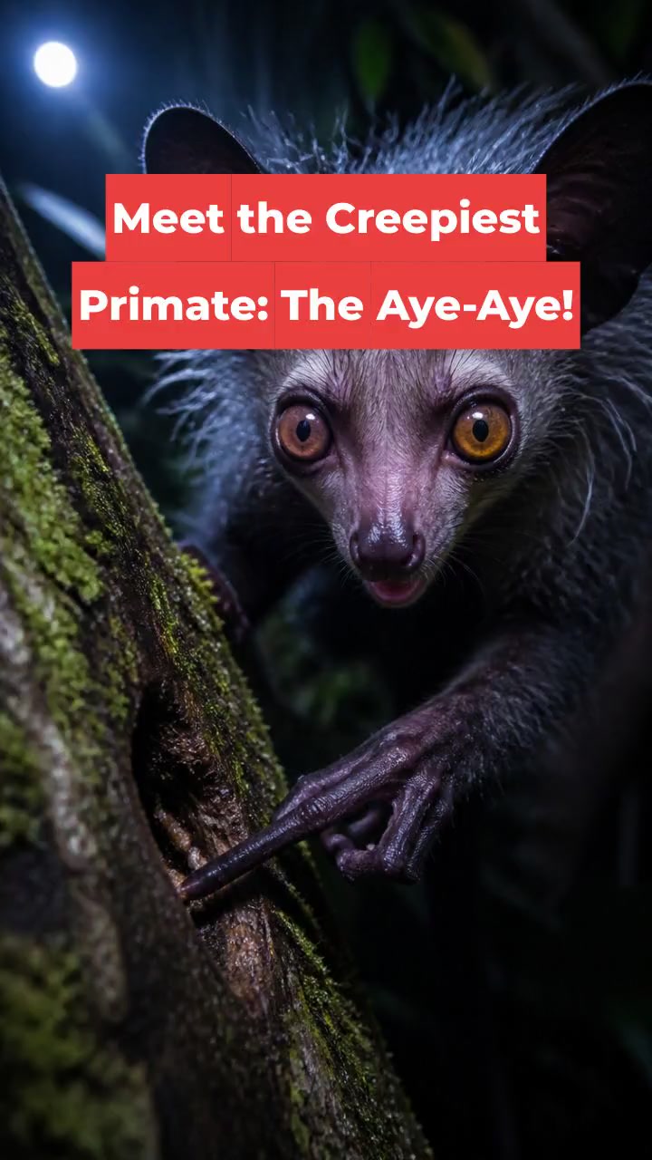 Meet the Creepiest Primate: The Aye-Aye!