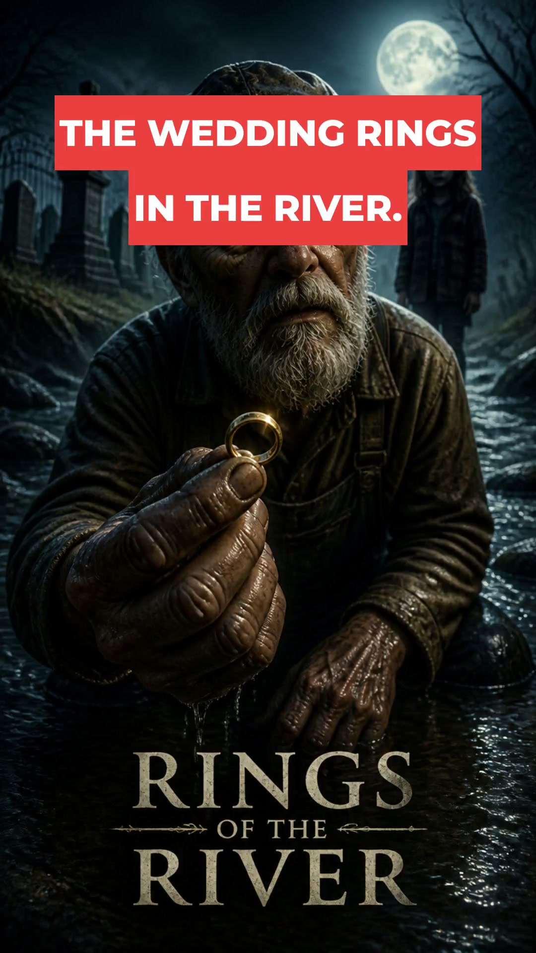 THE WEDDING RINGS IN THE RIVER.